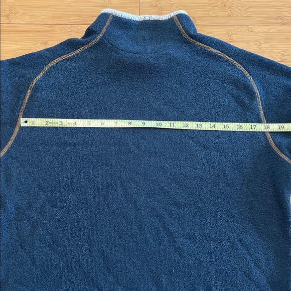 Kuhl Men’s Stovepipe Alfpaca Fleece Pullover Large Shearling-lined Collar Blue - Picture 16 of 16